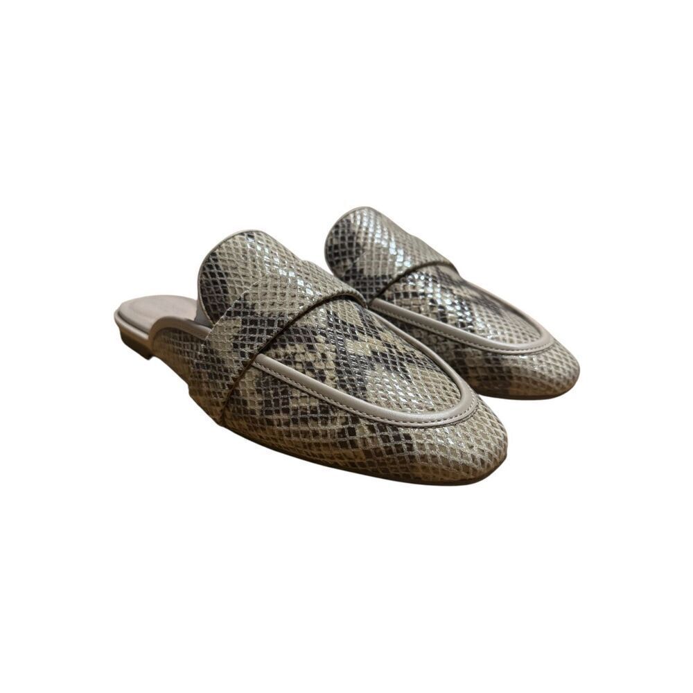 Rockport Total Motion Laylani Slide Taupe Snake Skin Women’s Size 6M